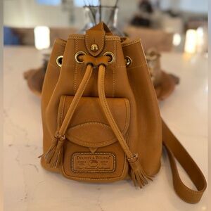 Dooney & Bourke Vintage 90s Rare One Regent Street Drawstring Bucket/Backpack